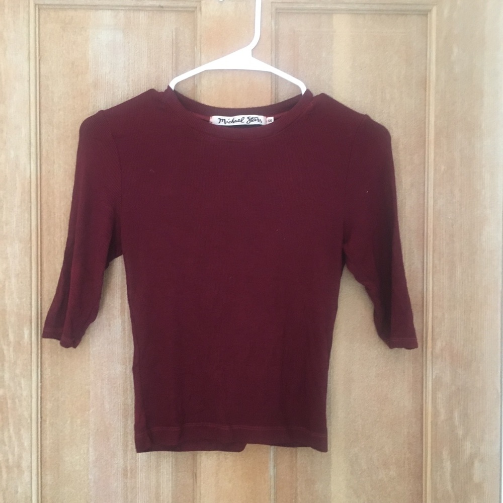 Michael stars quarter sleeve top